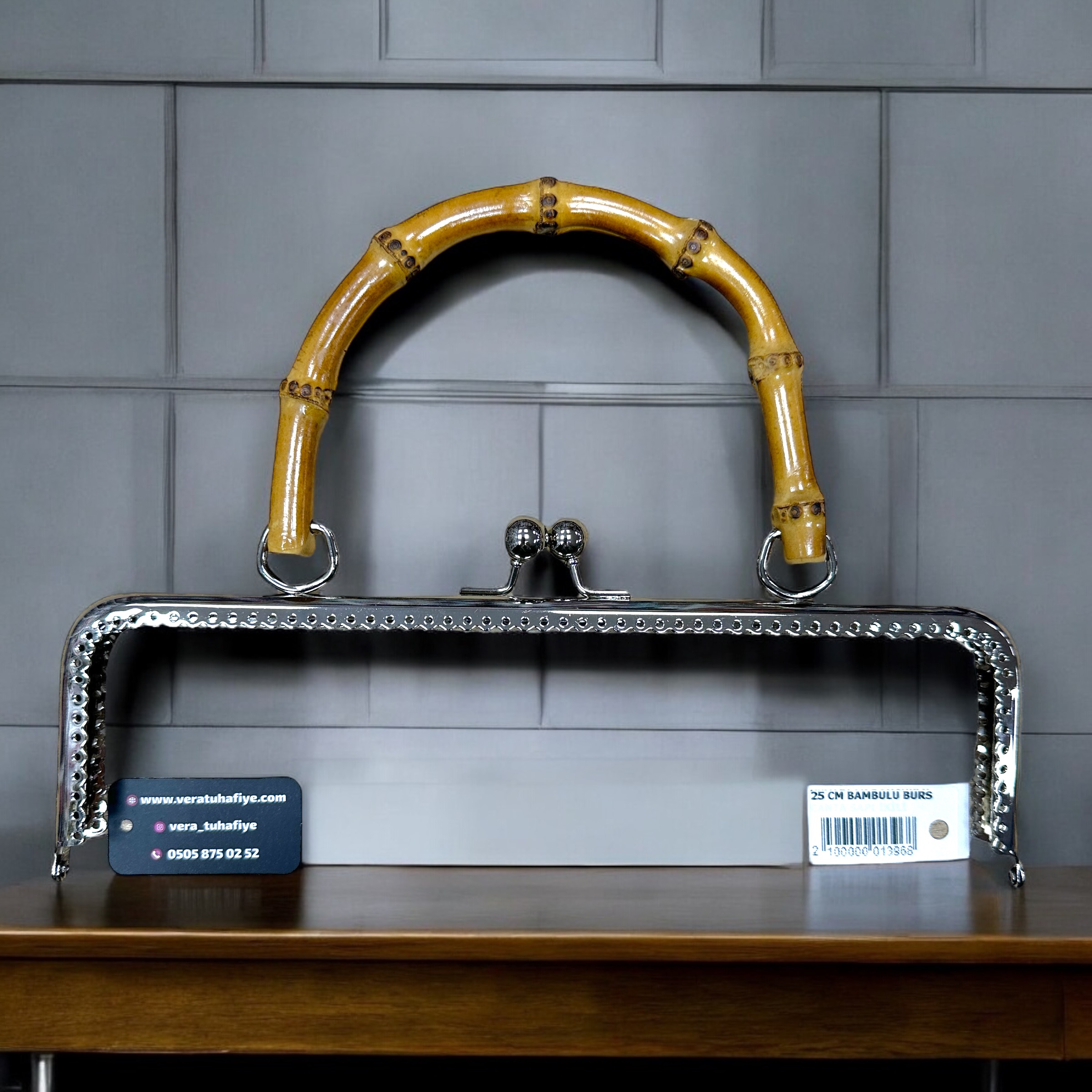 25 CM BAMBU GÜMÜŞ